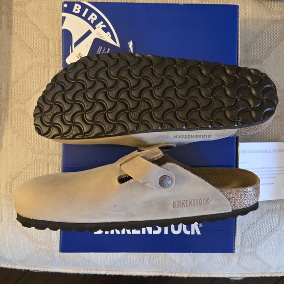 Birkenstock Boston Oiled Clog, Ladies 9, Tabacco - Picture 3 of 10